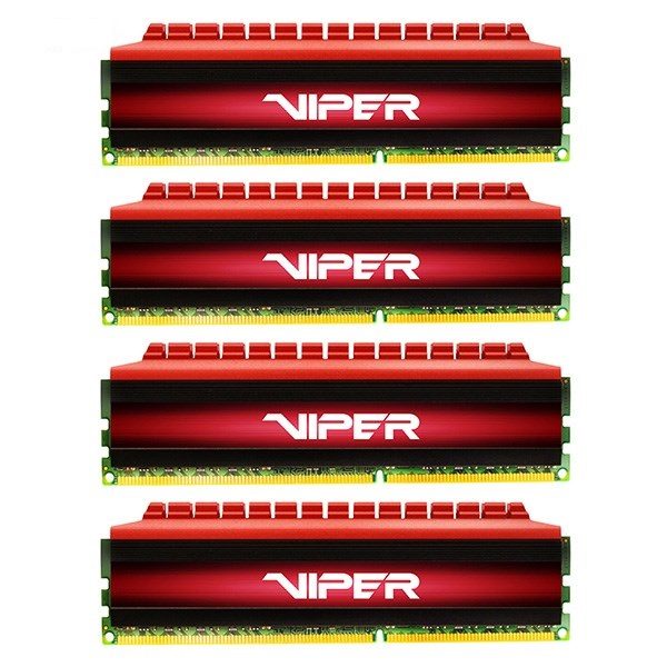 Patriot Viper 4 DDR4 2400 CL15 Quad Channel Desktop RAM - 32GB