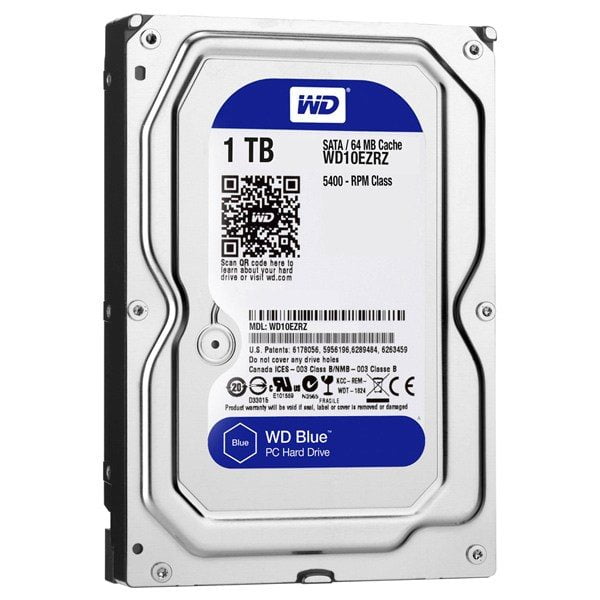 Western Digital Blue WD10EZRZ Internal Hard Drive - 1TB