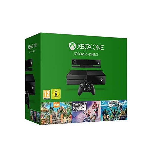 کنسول بازی مایکروسافت باندل Xbox One با سه بازی و کینکت ظرفيت 500 گیگابایت